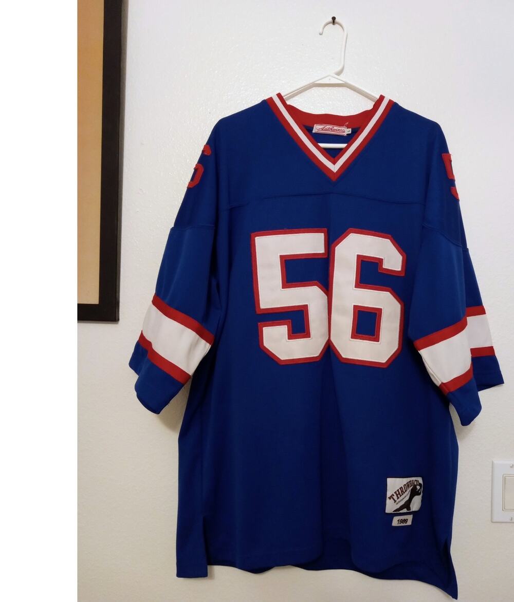 VTG Lawrence Taylor 56 NY Giants Jersey Authentic Throwbacks Gridiron Ed '89 L